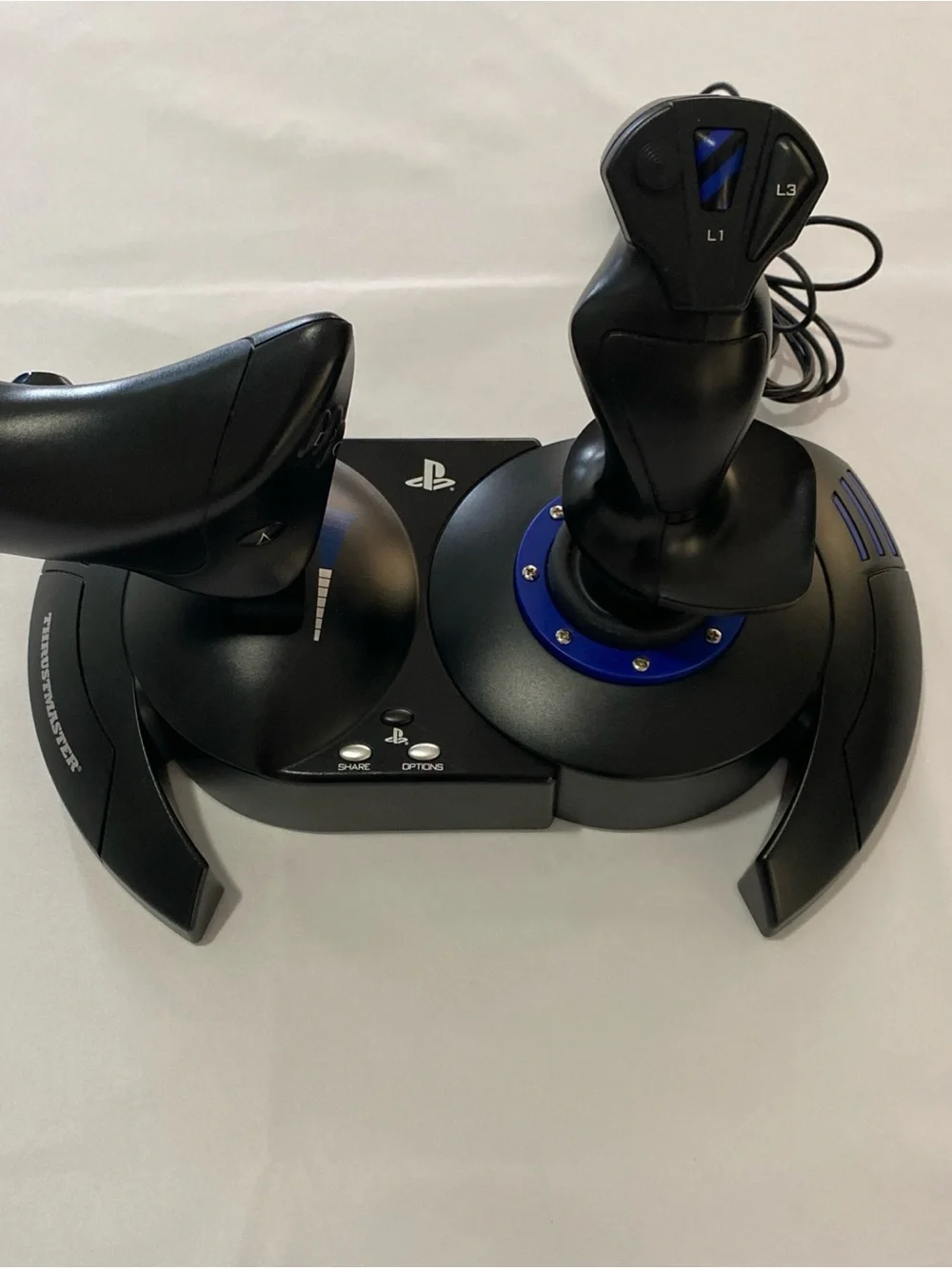 Sony Thrustmaster T Flight HOTAS Black Joystick and Throttle Controller